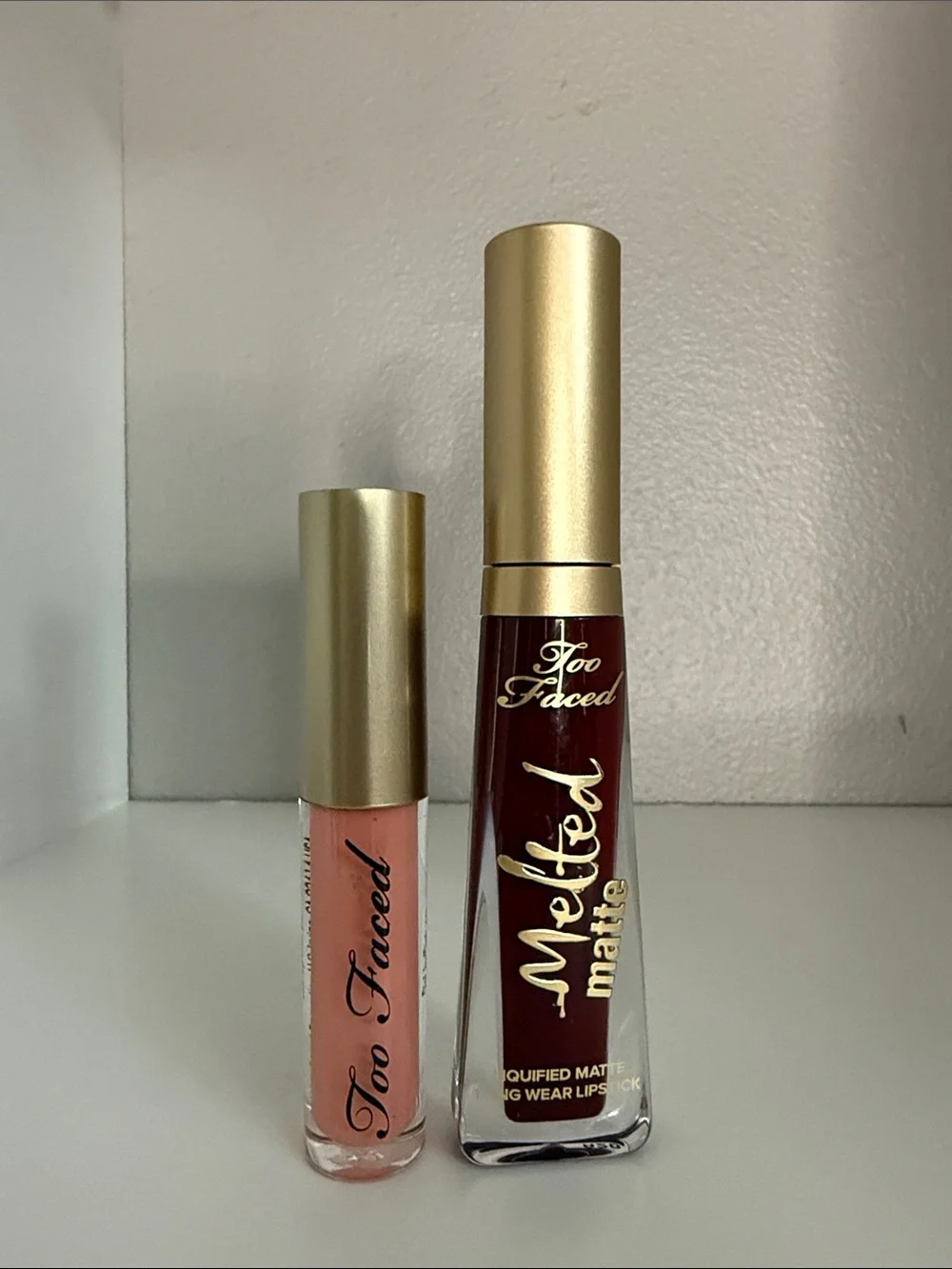 S Too Faced Melted Matte Liquid Lipstick & Nude Pink - 2 Pieces